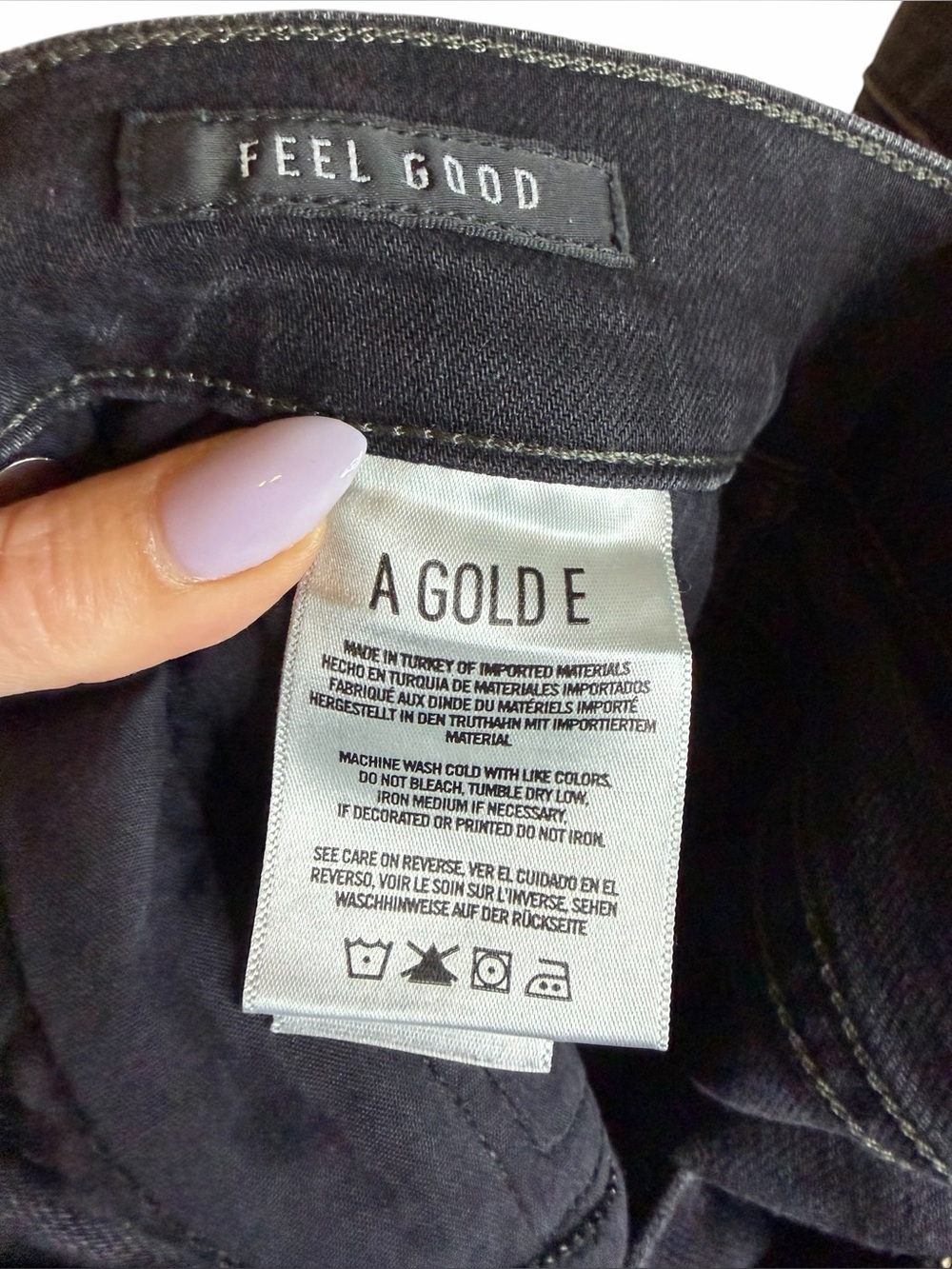 Agolde Men’s Distressed Black Jeans 34x28 - Picture 7 of 9